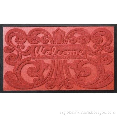 Rubber Backed Olefin Mat (9022R-RED)